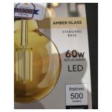 60w amber glass light bulb