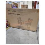 Nuu Garden 2pc Iron Dining Chairs