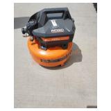 RIDGID 6 gallon 150PSI Air Compressor - Sold As