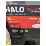 Halo canless baffle down light
