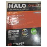 Halo canless baffle downlight