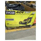 Ryobi 40v 20" Self Propelled Lawn Mower, Tool Only