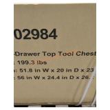 6 Drawer Top Tool Chest Textured Gray