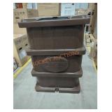 Outdoor WoodGrain Rain Barrel