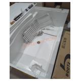 Shower Base 36"W x 60" L x  21.5"D HAS DAMAGE