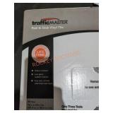 Box peel and stick vinyl tile