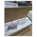 Glacier Bay 25" single bowl dual mount kitchen