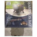 Hampton Bay 30in Outdoor Fire Pit - Unopened By