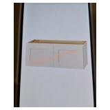 30"x12"x12" Antique White Wall Bridge Cabinet