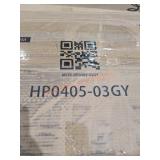 Veikous Gray Kitchen Pantry Buffet Cabinet