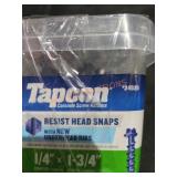 Tapcon 1/4" Screws