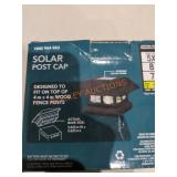 Solar post cap