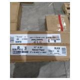 RAISED PANEL SHUTTERS 2 BOXES (15"X39" BLACK AND
