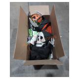 Box Lot of Halloween Items - Sold As Is Where Is