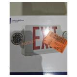 Led exit emergency combo light