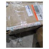 48"x13"x11.25" White Shelving Cabinet With