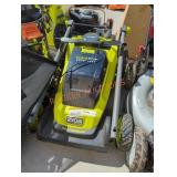 Ryobi 18v self propelled push mower