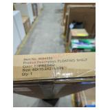 Espresso Floating Shelf 48" x 10.2" x 2"