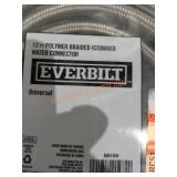 12-Ft braided ice maker water connector