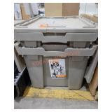 (2) 12 Gallon Totes