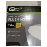 12-In motion activated. Flush mount light