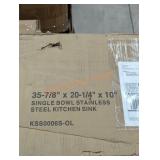 Single Bowl Stainless Steel Kitchen Sink