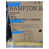 24" Corner Wall Cabinet