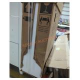 9" white cabinet base