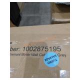 Fremont Mirror Wall Cabinet Grey