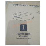 1 box gorilla wheelbarrow parts only box