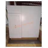 White Base Cabinet 30"Lï¿½23-1/2"Wï¿½35"H