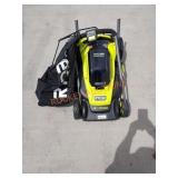 RYOBI 16INCH PUSH MOWER (NO BATTERY) - Sold As Is