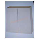 36"x12"x30" Antique White Wall Cabinet