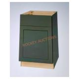 21"x24"x34.5" Base Cabinet Fern Green
