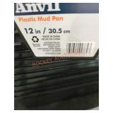 Lot 11 " plastic Mud Pans