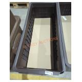 Vigoro Elevated Garden Bed, Dark Brown