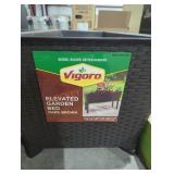 Vigoro Elevated Garden Bed, Dark Brown