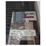 15" x 75" Builders Edge Shutters