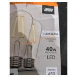 40 w clear glass bulbs