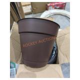 24pc 8in. Round Planters With Base