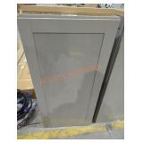 18" x 13" x 35" gray wall cabinet