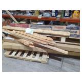 Skid Lot Of Hardwood Flooring and Fencing
