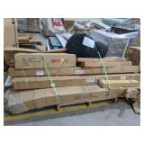 Skid Lot Of Barn Doors, Barstool, Bean Bag, etc