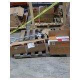 Skid Of Heater, Lawn Aerator, Stair Railing