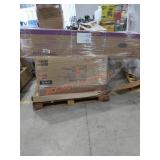 Skid Purple Leaf Patio Umbrella, Bench Baker