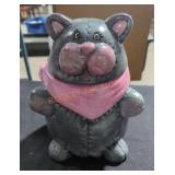 Vintage Over and Back Cat Cookie Jar