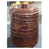 Vintage Mar-Crest Glazed Stoneware Cookie Jar