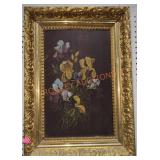 Framed Floral Original Painting
