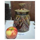 Handmade Glazed Pottery Jar