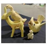 Vintage Shawnee Pottery Animals - Qty 4